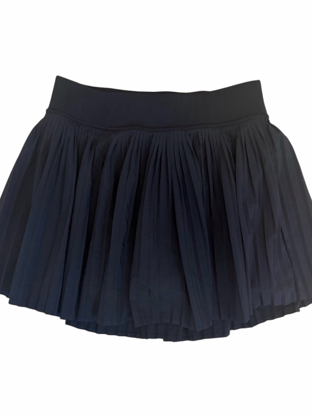 Healthyoga Black Pleated Tennis Skirt/Skort size S